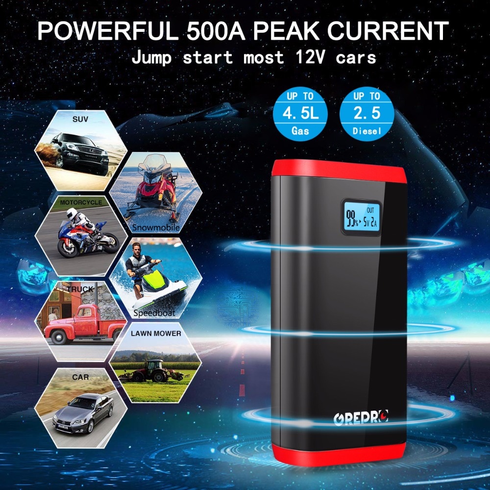 Portable Battery Jumper Car Jump Starter Portable Battery Jumper Car Jump Starter
