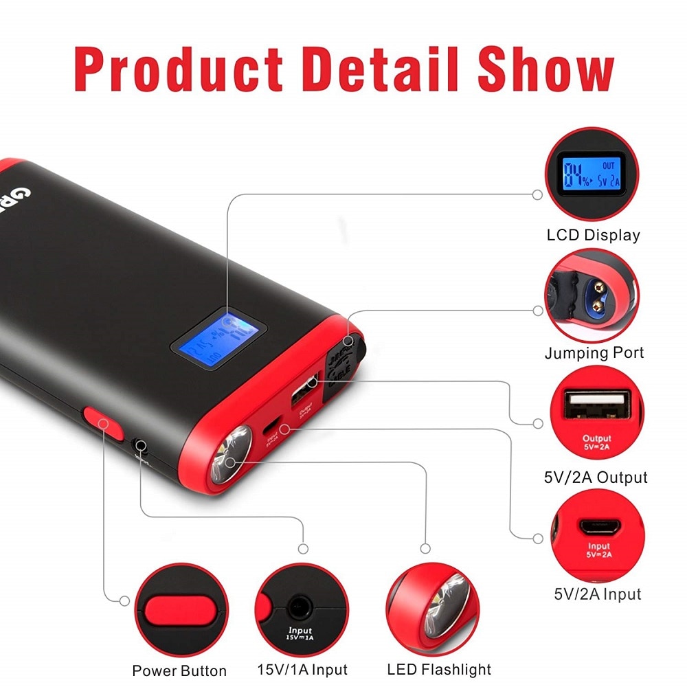 Portable Battery Jumper Car Jump Starter Portable Battery Jumper Car Jump Starter