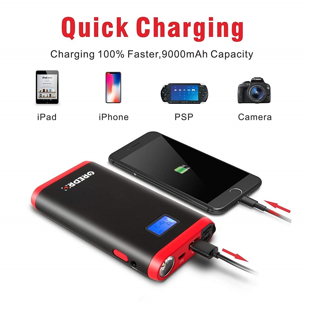 Portable Battery Jumper Car Jump Starter Portable Battery Jumper Car Jump Starter