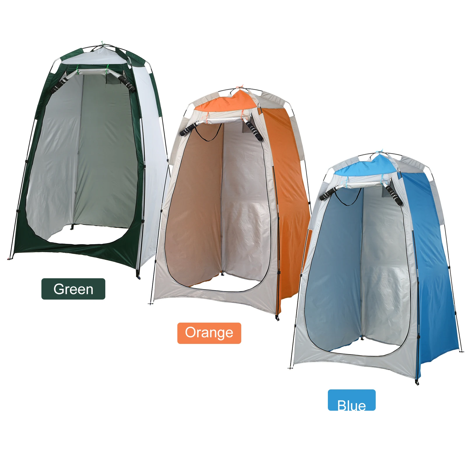 Portable Beach Shower Toilet Changing Tent Sun Rain Shelter Privacy Shelter Tent with Window for Outdoor Camping