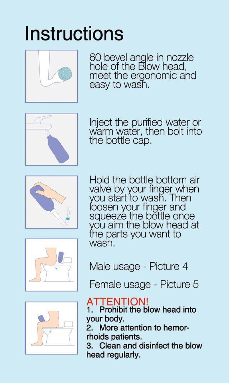 Portable Bidet Hygiene Bottle Sprayer Portable Bidet Hygiene Bottle Sprayer