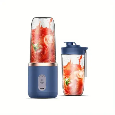 Portable Blender Bottle Electric 6 Blades Multifunction Juice Blender Fresh Juice Smoothie Blender Ice CrushCup Food