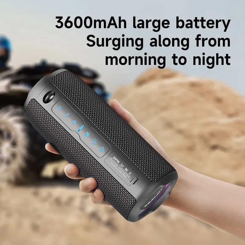 Portable Bluetooth Speaker 20W IPX6 Waterproof Powerful Sound Box Bass Boost Dual Pairing True Wireless Speaker Portable Bluetooth Speaker 20W IPX6 Waterproof Powerful Sound Box Bass Boost Dual Pairing True Wireless Speaker