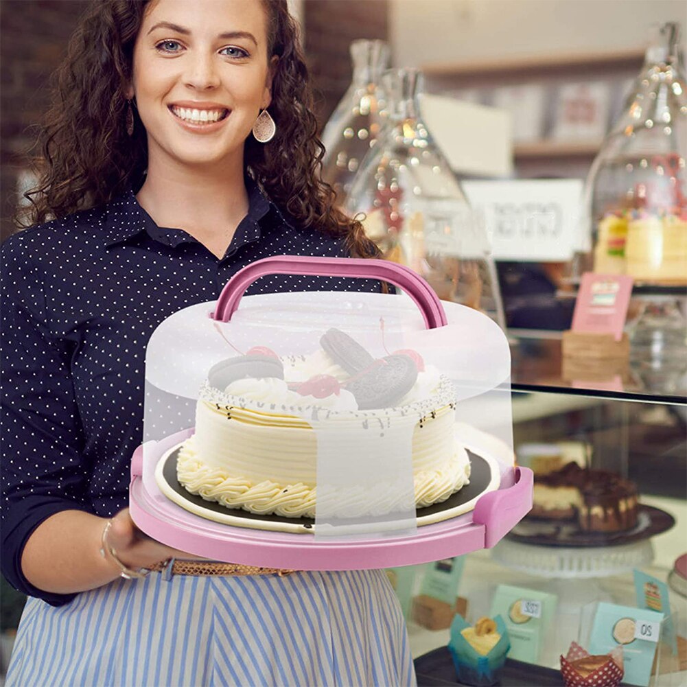 Portable Cake Carrier with Handle Portable Cake Carrier with Handle