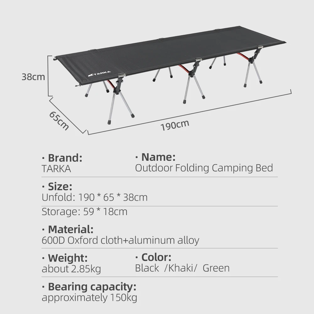 Portable Camping Cot Lightweight Collapsible Sleeping Bed Tourist Hiking Backpacking Foldable Tent Bed Outdoor Single Portable Camping Cot Lightweight Collapsible Sleeping Bed Tourist Hiking Backpacking Foldable Tent Bed Outdoor Single