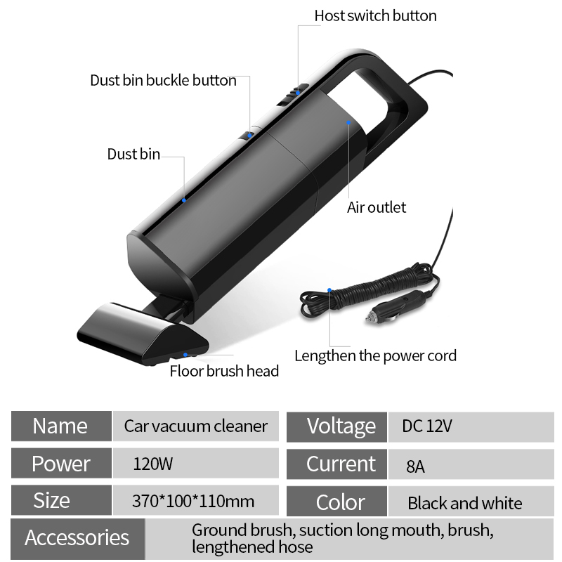 Portable Car Vacuum Wet And Dry Cleaner Portable Car Vacuum Wet And Dry Cleaner
