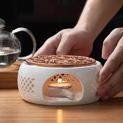 Portable Ceramic Candle Teapot Warmer Portable Ceramic Candle Teapot Warmer