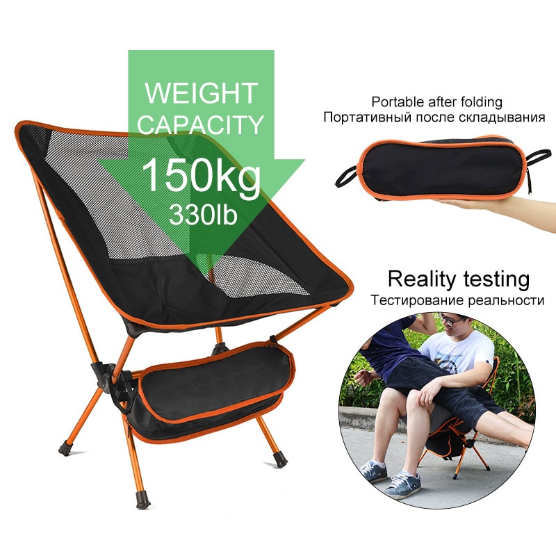 Portable Chair Ultralight Folding Seat Portable Chair Ultralight Folding Seat