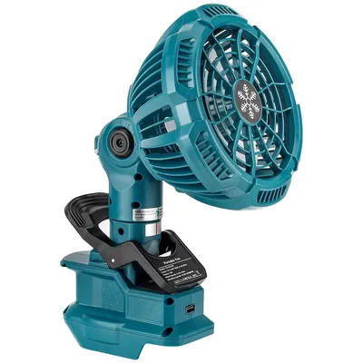 Portable Clip on Fan for Makita 18V lithium Battery 3 Energy Efficient Speed Settings for Bedroom,Outdoor,Camping and Portable Clip on Fan for Makita 18V lithium Battery 3 Energy Efficient Speed Settings for Bedroom,Outdoor,Camping and