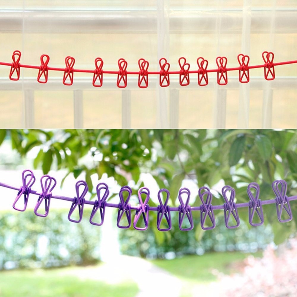 Portable Clothes Line Drying Pegs Portable Clothes Line Drying Pegs