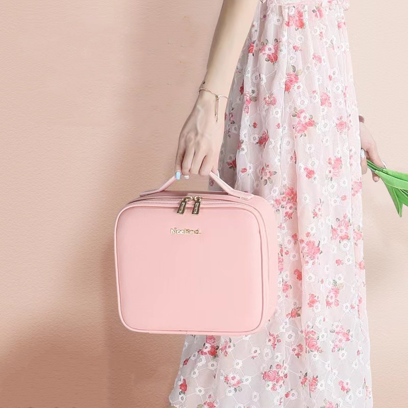 Portable Cosmetic Vanity Case with Mirror LED Portable Cosmetic Vanity Case with Mirror LED