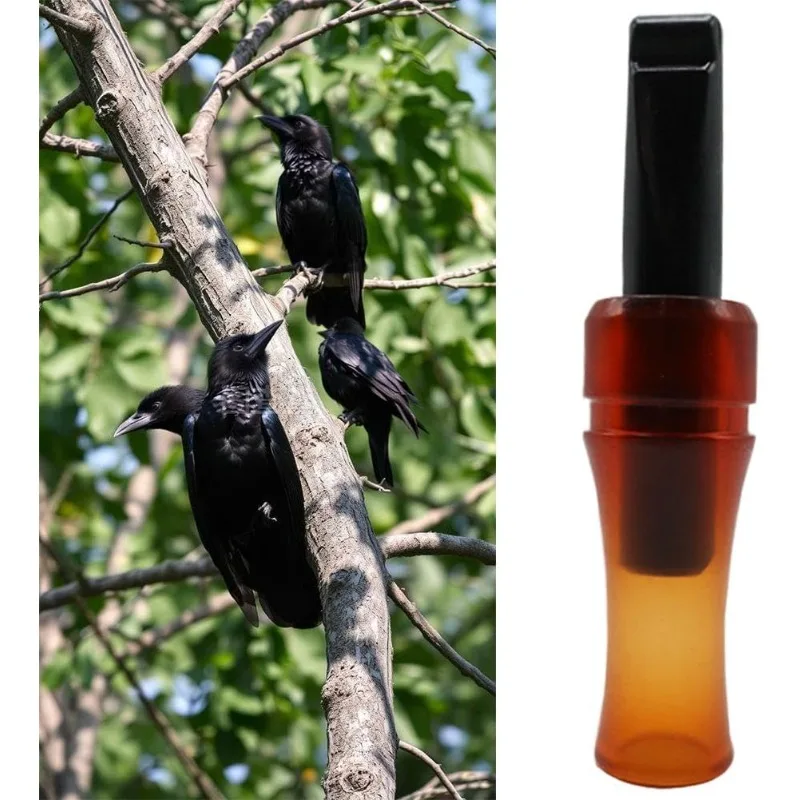 Portable Crow Bird Whistle with Realistic Sound Imitation Crow Call Decoy to Attract Crows Imitation Bird Whistle for Portable Crow Bird Whistle with Realistic Sound Imitation Crow Call Decoy to Attract Crows Imitation Bird Whistle for