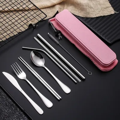 Portable Cutlery Set Stainless Steel
