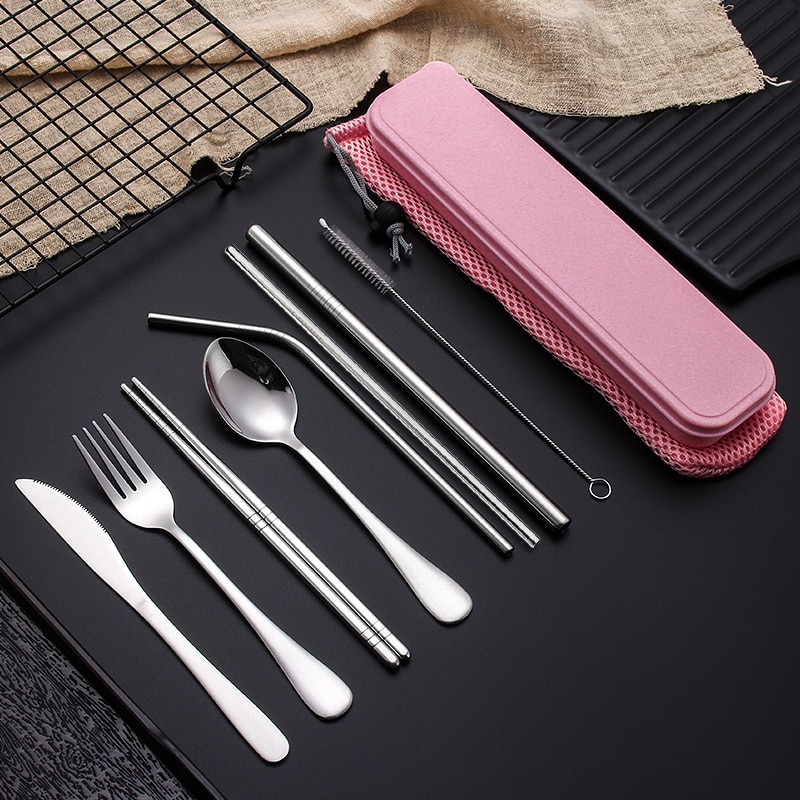 Portable Cutlery Set Stainless Steel