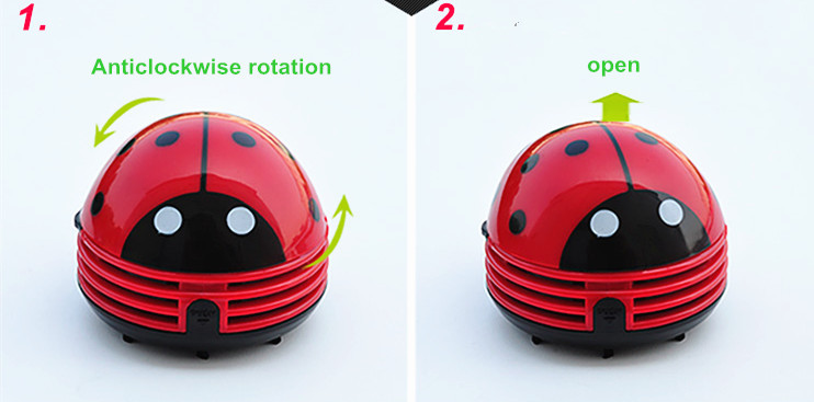 Portable Desk Ladybug Vacuum Cleaner Portable Desk Ladybug Vacuum Cleaner