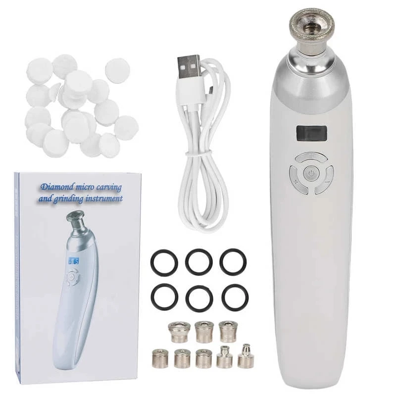 Portable Diamond Microdermabrasion Machine For Blackhead Removal Acne Clearning Skin Rejuvenation Home Facial SPA Tool Portable Diamond Microdermabrasion Machine For Blackhead Removal Acne Clearning Skin Rejuvenation Home Facial SPA Tool