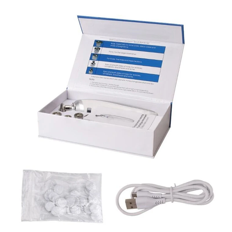 Portable Diamond Microdermabrasion Machine For Blackhead Removal Acne Clearning Skin Rejuvenation Home Facial SPA Tool Portable Diamond Microdermabrasion Machine For Blackhead Removal Acne Clearning Skin Rejuvenation Home Facial SPA Tool