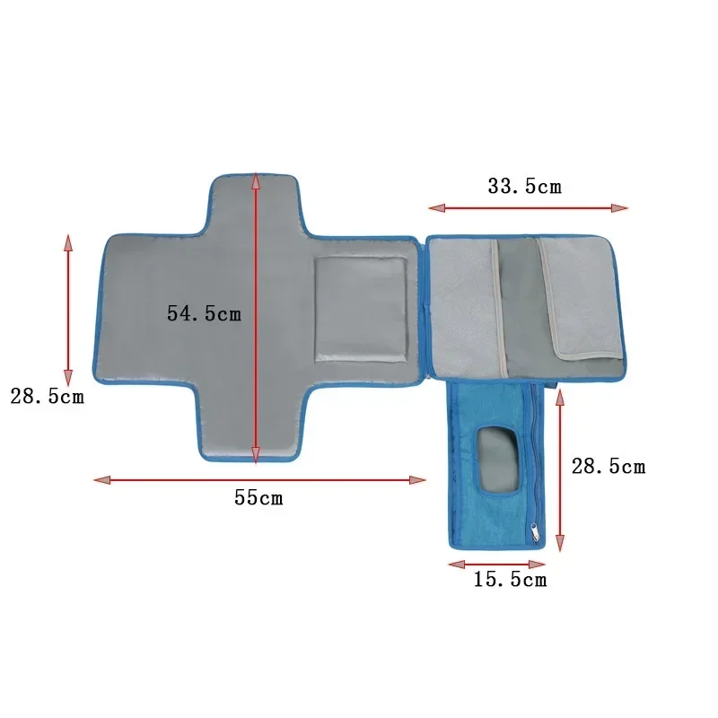 Portable Diaper Changing Pad Portable Baby Changing Pad with Pockets Waterproof Travel Diaper Changing Station Kit Baby Portable Diaper Changing Pad Portable Baby Changing Pad with Pockets Waterproof Travel Diaper Changing Station Kit Baby