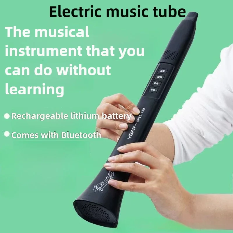 Portable Digital Wind Instrument with Bluetooth – Electronic Music Flute/Sax for Beginners, Adults, and Seniors Portable Digital Wind Instrument with Bluetooth – Electronic Music Flute/Sax for Beginners, Adults, and Seniors