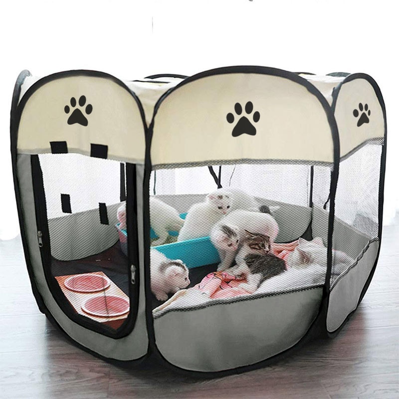 Portable Dog Playpen Exercise Pen
