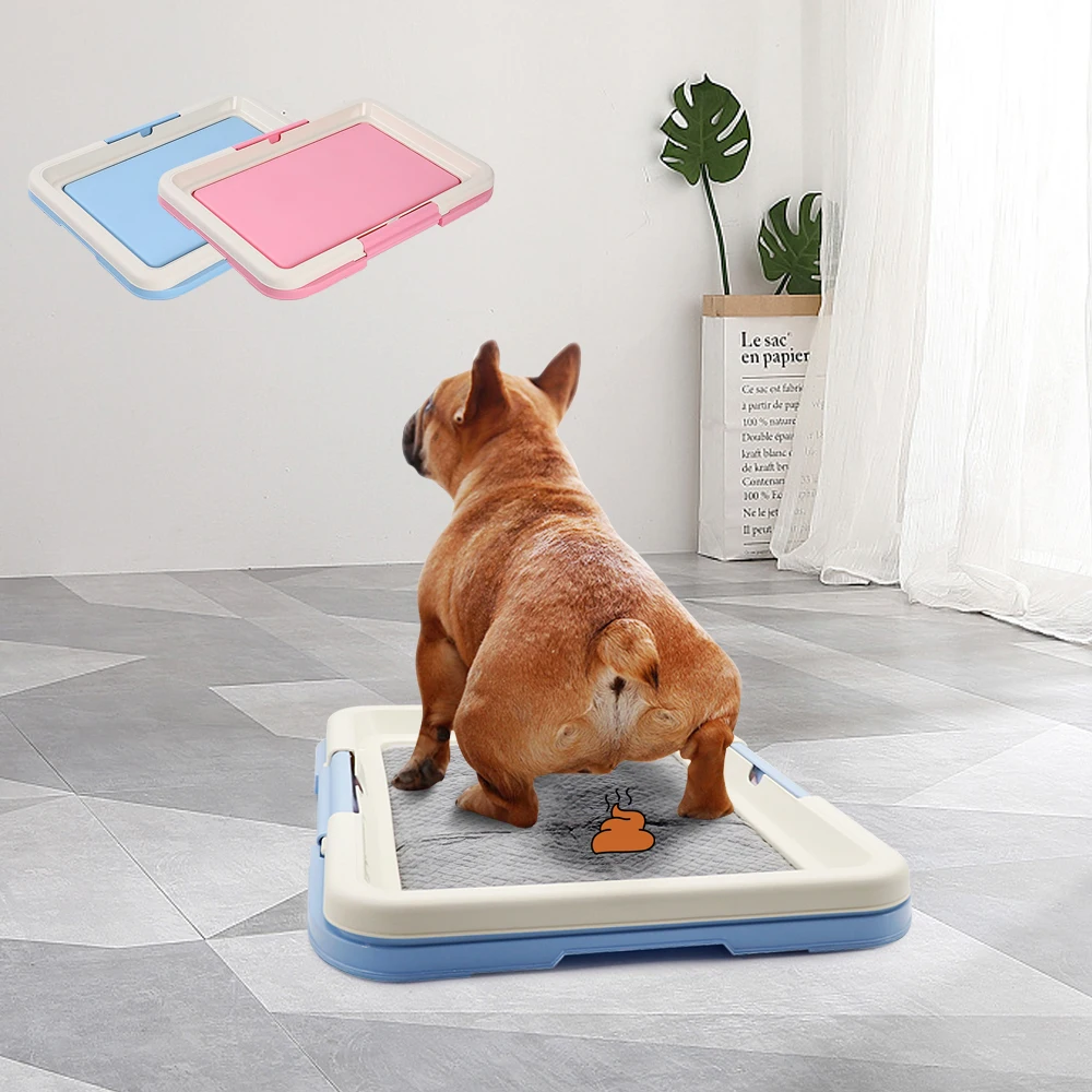 Portable Dog Training Toilet Indoor Dogs Potty Pet Toilet for Small Dogs Cats Cat Litter Box Puppy Pad Holder Tray Pet