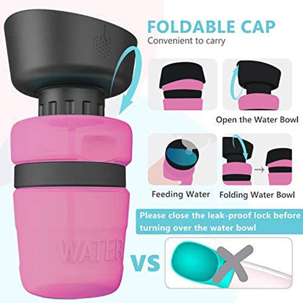 Portable Dog Water Bottle Bowl