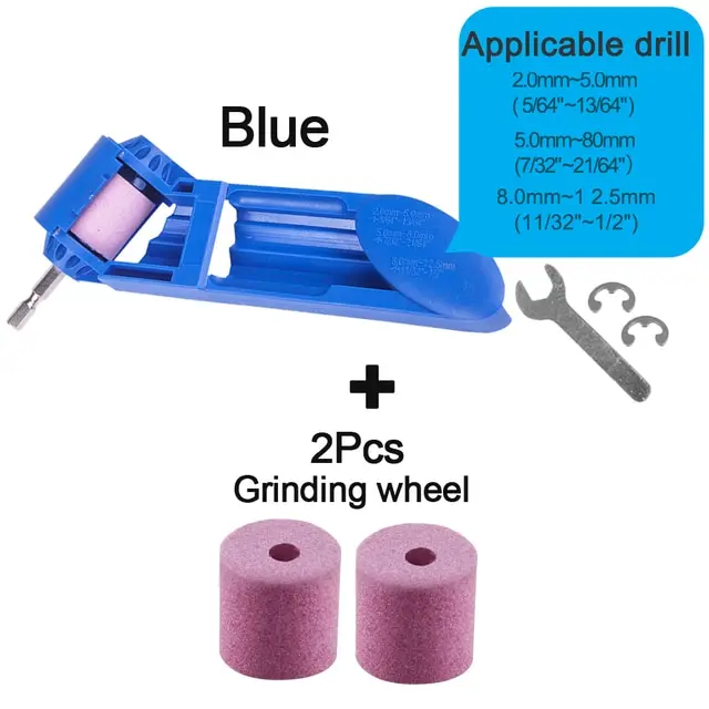 Portable Drill Bit Sharpener Corundum Grinding Wheel Bit Power Tools Twist Drill Bit Sharpening Grinding Machine