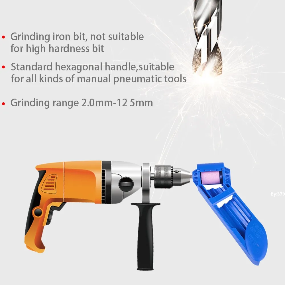 Portable Drill Bit Sharpener Corundum Grinding Wheel Bit Power Tools Twist Drill Bit Sharpening Grinding Machine