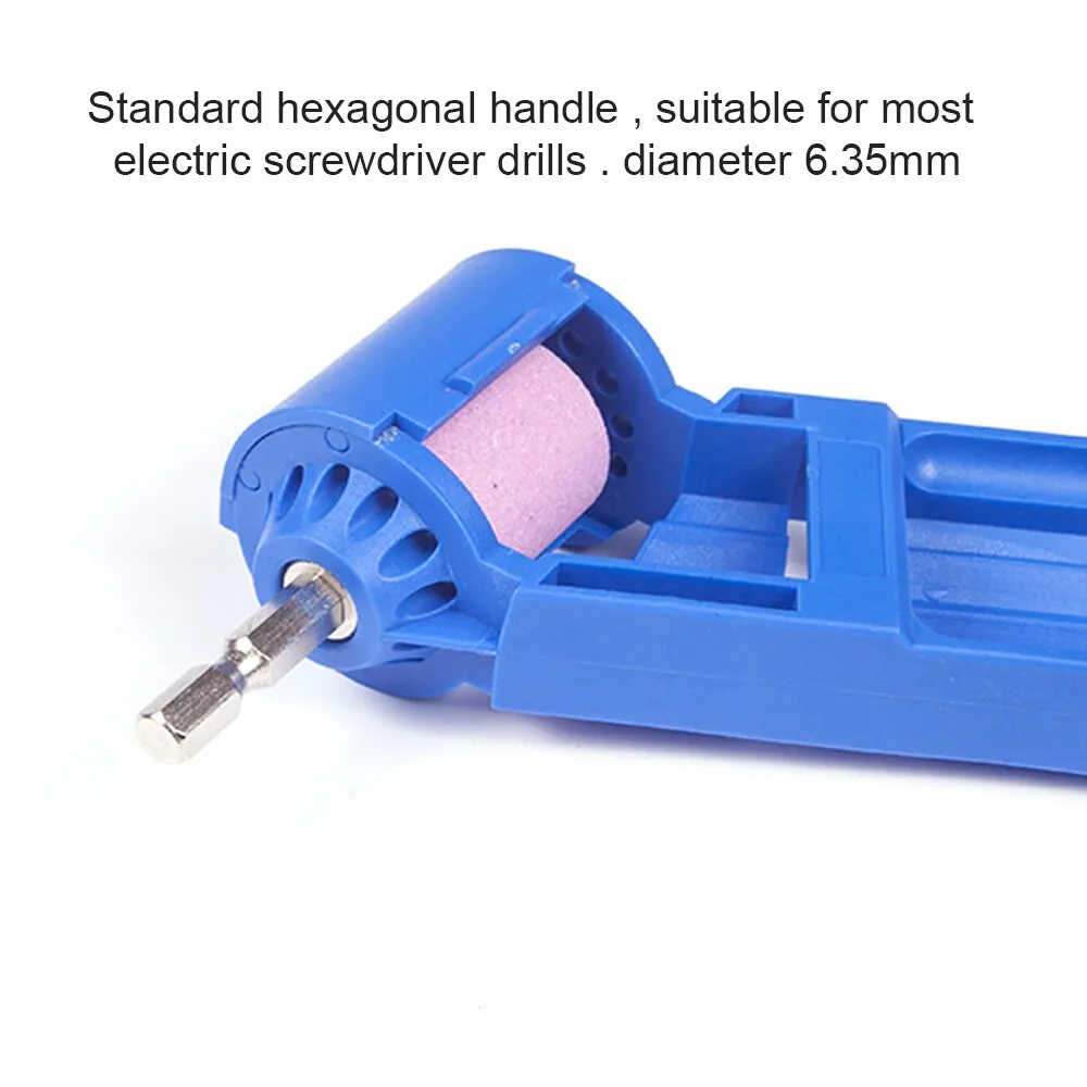 Portable Drill Bit Sharpener Corundum Grinding Wheel Bit Power Tools Twist Drill Bit Sharpening Grinding Machine