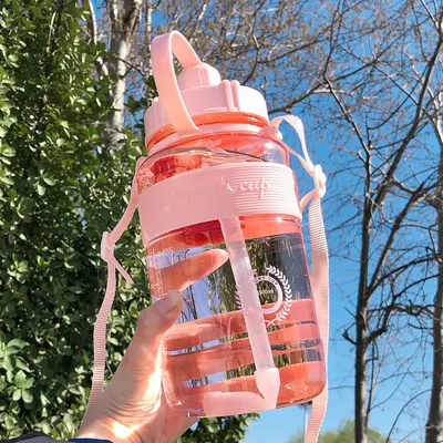 Portable Drinking Bottle with Straw Portable Drinking Bottle with Straw