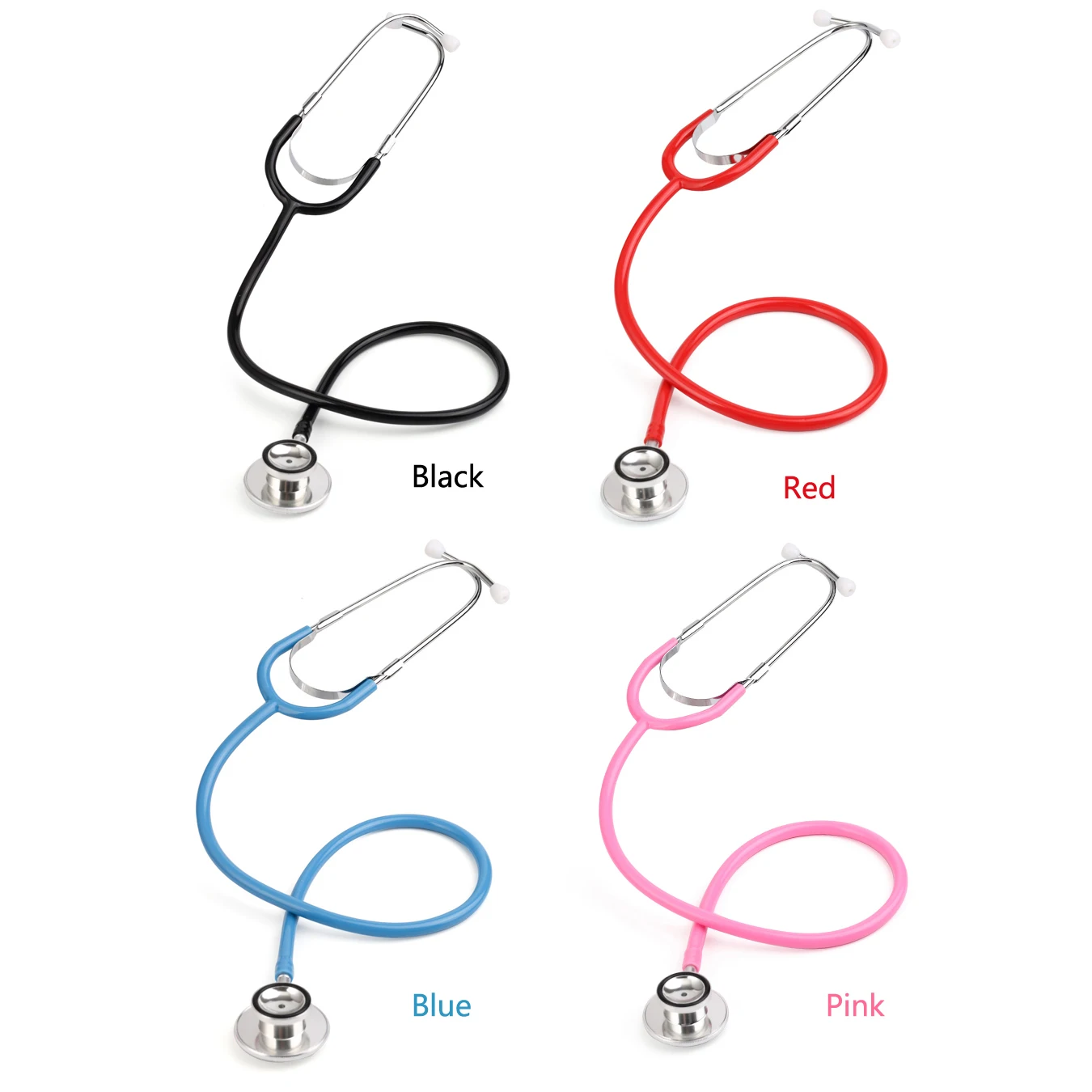Portable Dual Head Stethoscope Professional Cardiology Medical Stethoscope Doctor Medical Equipment Device Student Vet Portable Dual Head Stethoscope Professional Cardiology Medical Stethoscope Doctor Medical Equipment Device Student Vet