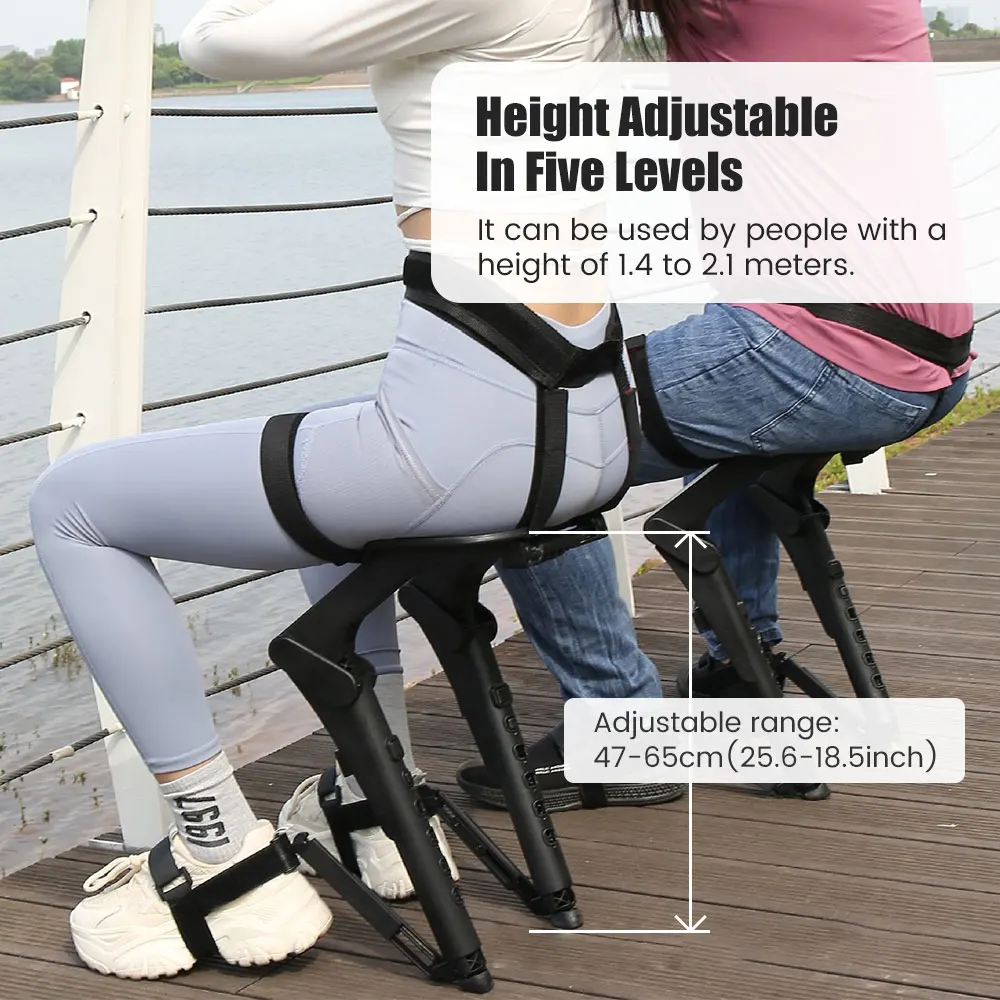 Portable Exoskeleton Wearable Sports Lightweight Folding Chair Fishing Outdoor Activities Travel Seat Stool Chair Pants Portable Exoskeleton Wearable Sports Lightweight Folding Chair Fishing Outdoor Activities Travel Seat Stool Chair Pants