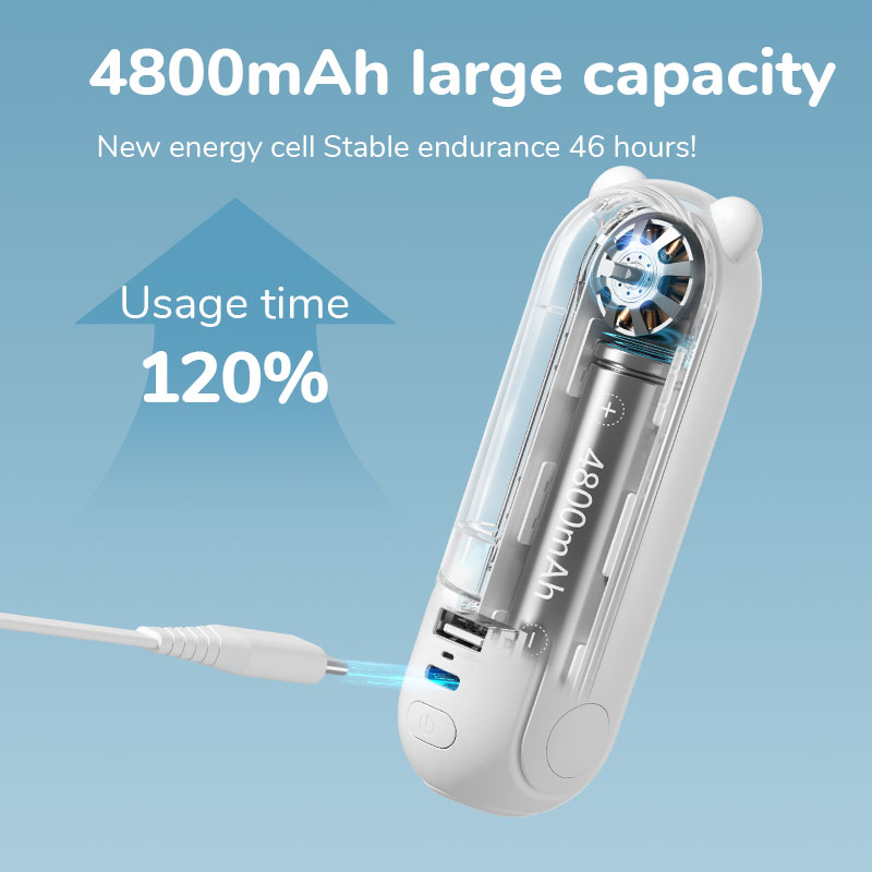 Portable Fan Mini Handheld Fan USB 4800mAh Recharge Hand Held Small Pocket Fan with Power Bank Flashlight Feature Portable Fan Mini Handheld Fan USB 4800mAh Recharge Hand Held Small Pocket Fan with Power Bank Flashlight Feature