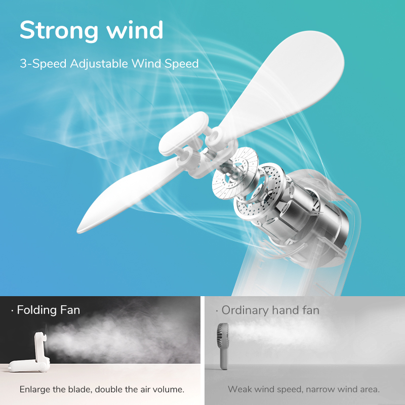 Portable Fan Mini Handheld Fan USB 4800mAh Recharge Hand Held Small Pocket Fan with Power Bank Flashlight Feature Portable Fan Mini Handheld Fan USB 4800mAh Recharge Hand Held Small Pocket Fan with Power Bank Flashlight Feature