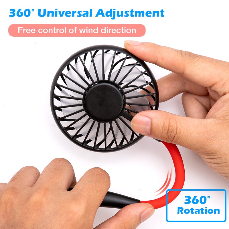 Portable Fan Rechargeable Neckband Portable Fan Rechargeable Neckband