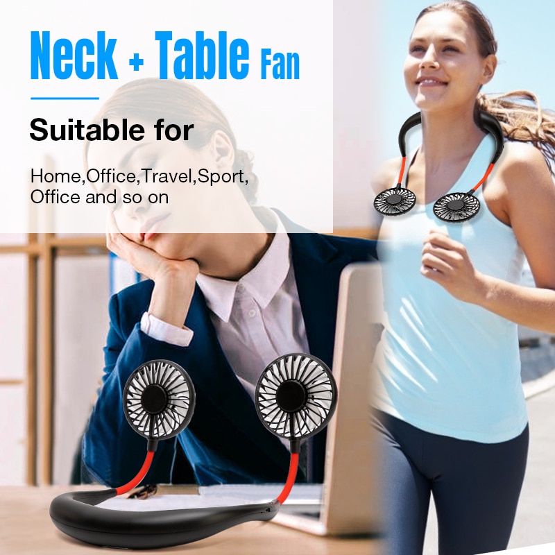 Portable Fan Rechargeable Neckband Portable Fan Rechargeable Neckband