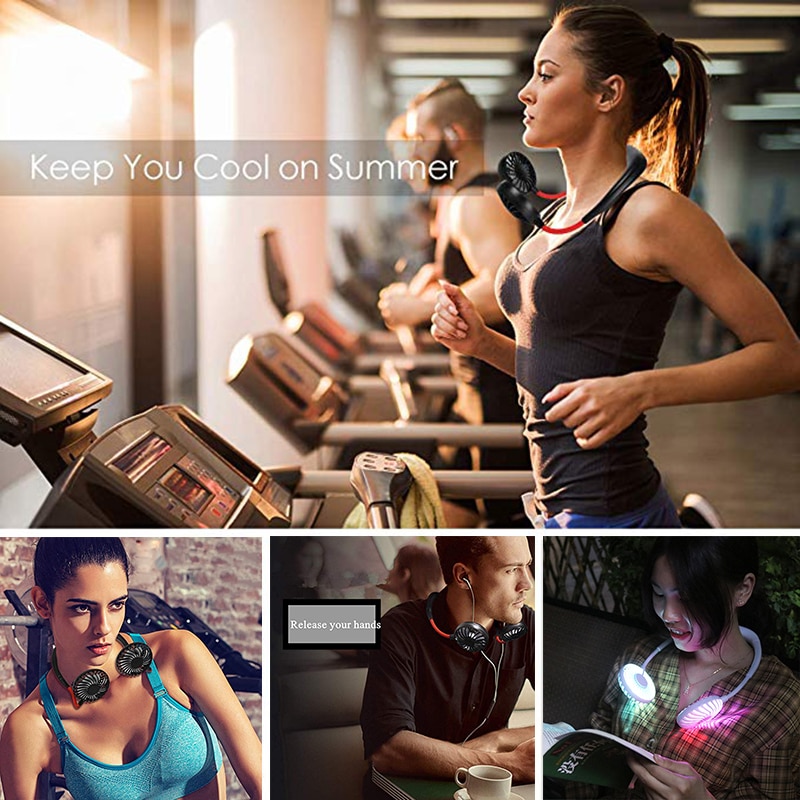 Portable Fan Rechargeable Neckband Portable Fan Rechargeable Neckband