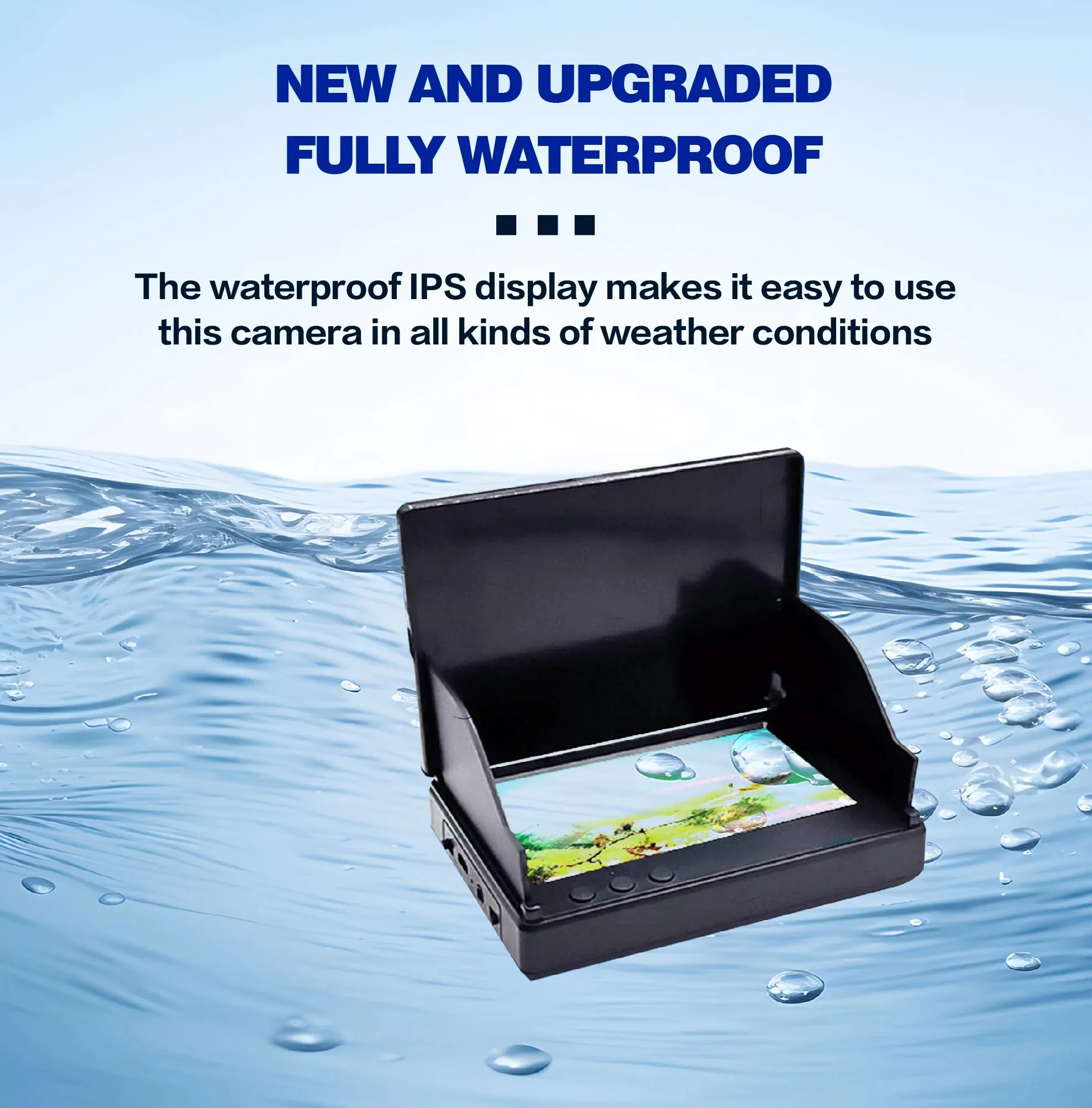 Portable Fish Depth Finder Water Handheld 1080P 4.3 Inch LCD Fish Finder Underwater 220° Fishing Camera With Night Portable Fish Depth Finder Water Handheld 1080P 4.3 Inch LCD Fish Finder Underwater 220° Fishing Camera With Night