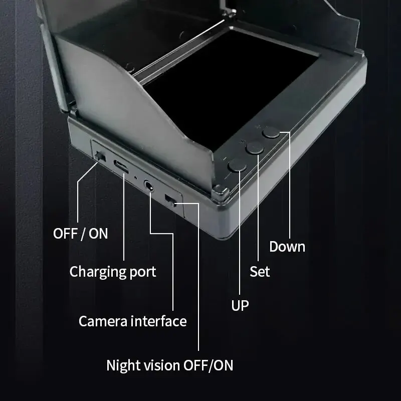 Portable Fish Depth Finder Water Handheld 1080P 4.3 Inch LCD Fish Finder Underwater 220° Fishing Camera With Night Portable Fish Depth Finder Water Handheld 1080P 4.3 Inch LCD Fish Finder Underwater 220° Fishing Camera With Night