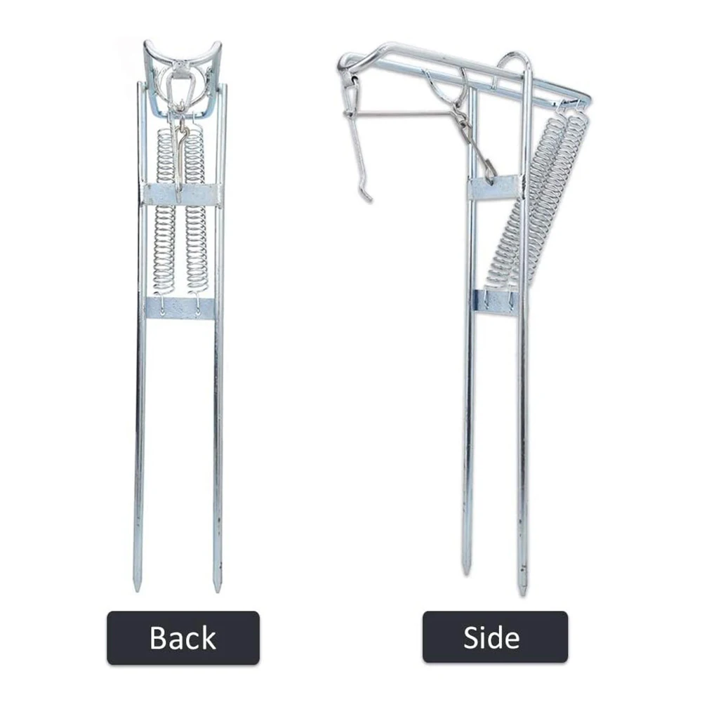 Portable Fishing Rod Holder Aluminum Alloy Automatic Support Fishing Rack Spring Support Stand Outdoor Fishing Tools Portable Fishing Rod Holder Aluminum Alloy Automatic Support Fishing Rack Spring Support Stand Outdoor Fishing Tools