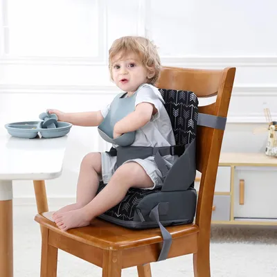 Portable Foldable Anti slip Children's Seat High Cushion Baby Dining Chair High Cushion Children's Travel Supplies Portable Foldable Anti slip Children's Seat High Cushion Baby Dining Chair High Cushion Children's Travel Supplies