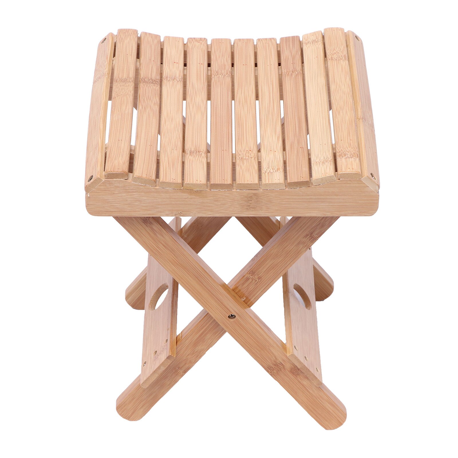 Portable Folding Wooden Stool