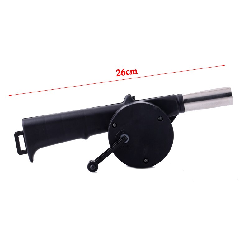 Portable Hand Crank BBQ Fan Blower