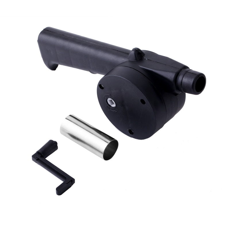 Portable Hand Crank BBQ Fan Blower