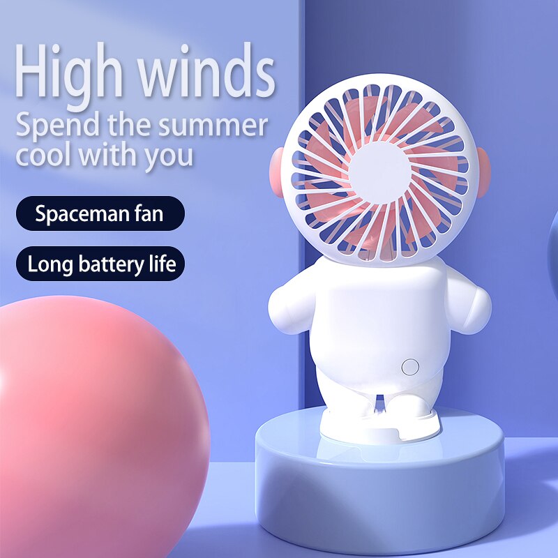 Portable Handheld Fan Cartoon Charging Model Large Wind Dormitory Student Office Worker Portable Handheld Fan Cartoon Charging Model Large Wind Dormitory Student Office Worker