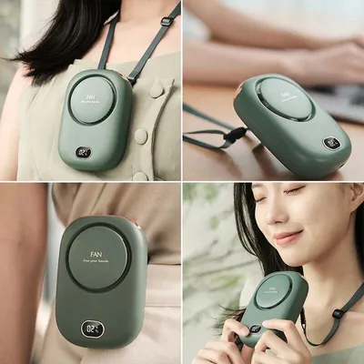 Portable Hanging Neck Fan Mini Cooling Waist Fans Bladeless USB Rechargeable Sports Cooler Fan For Outdoor Sports Travel Portable Hanging Neck Fan Mini Cooling Waist Fans Bladeless USB Rechargeable Sports Cooler Fan For Outdoor Sports Travel