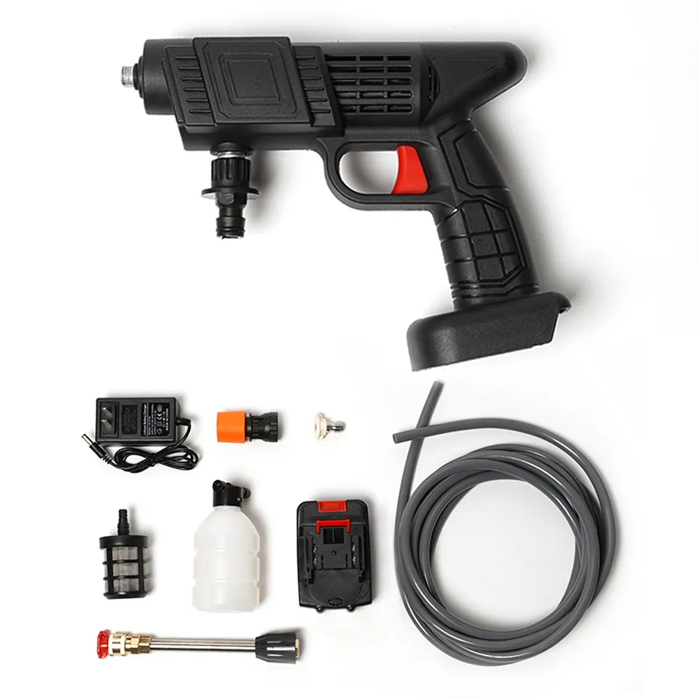 Portable High Pressure Washer 30Bar Car Water Gun Lithium Battery Charging Wireless Spray Cleaner Pump Washing Machine Portable High Pressure Washer 30Bar Car Water Gun Lithium Battery Charging Wireless Spray Cleaner Pump Washing Machine