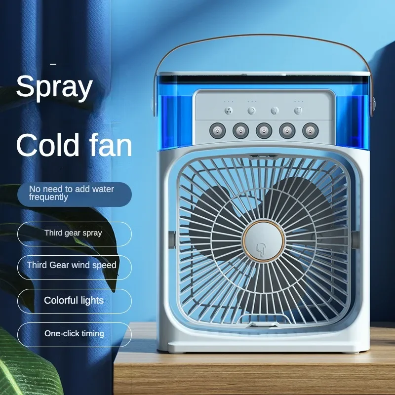 Portable Humidifier Fan AIr Conditioner Household Small Air Cooler Hydrocooling Portable Air Adjustment For Office 3