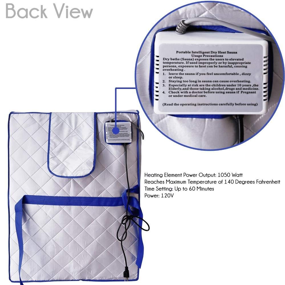 Portable Infrared Sauna with Foldable Chair Portable Infrared Sauna with Foldable Chair