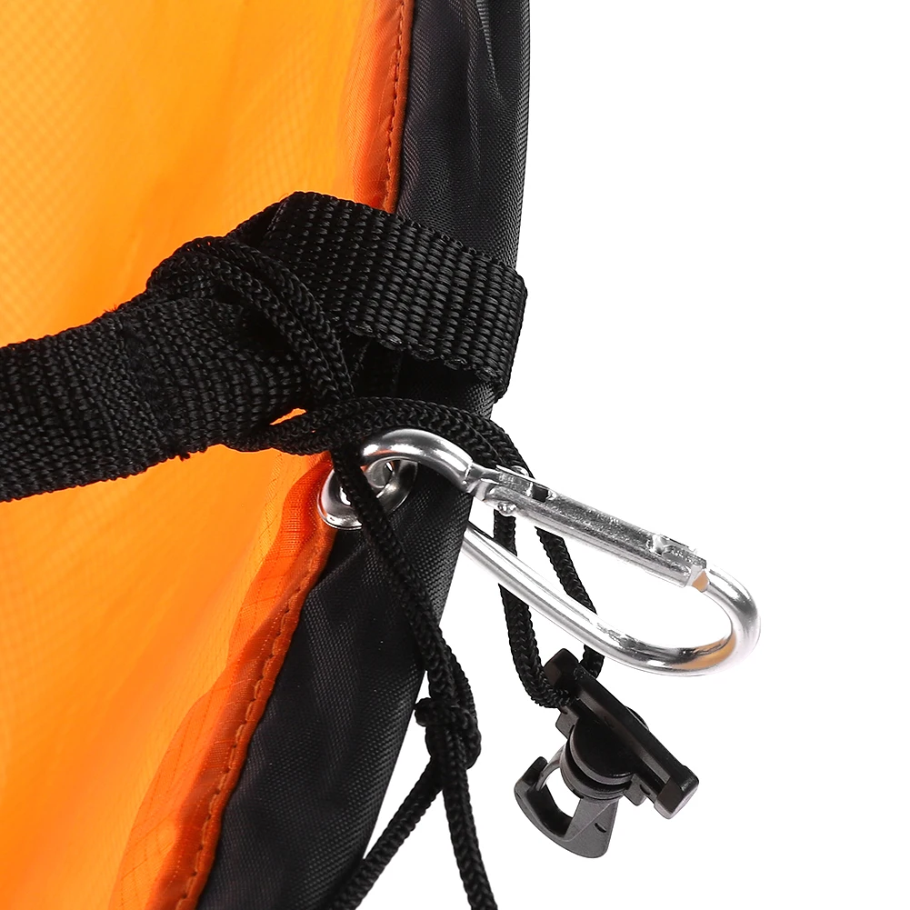 Portable Kayak Wind Sail Waterproof Nylon Cloth Sail Foldable Wind Sail With Carabiner For Kayak Canoe
